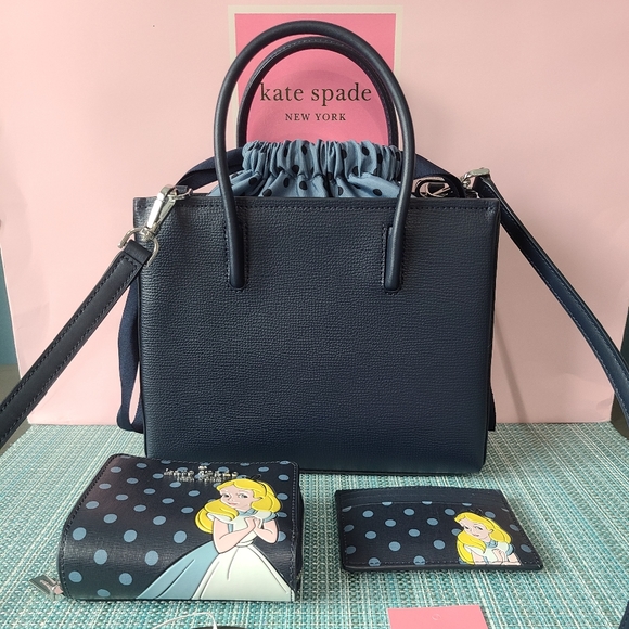 Kate Spade Disney Alice in Wonderland Bag, Wallet, & Card Holder Set - Picture 6 of 16
